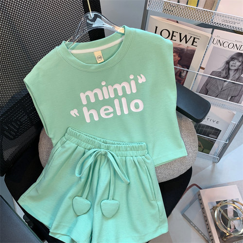 女童背心套装夏季中大童两件套