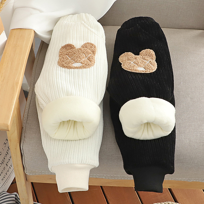 冬季中小童女童宝宝加绒加厚长裤