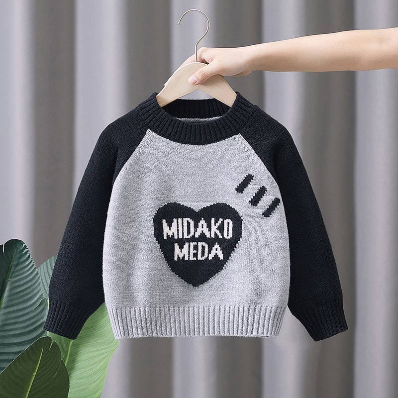 男童毛衣秋冬款百搭宝宝针织衫