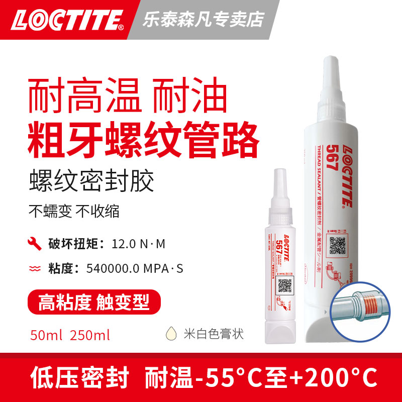 Loctite/乐泰密封胶厌氧低压密封
