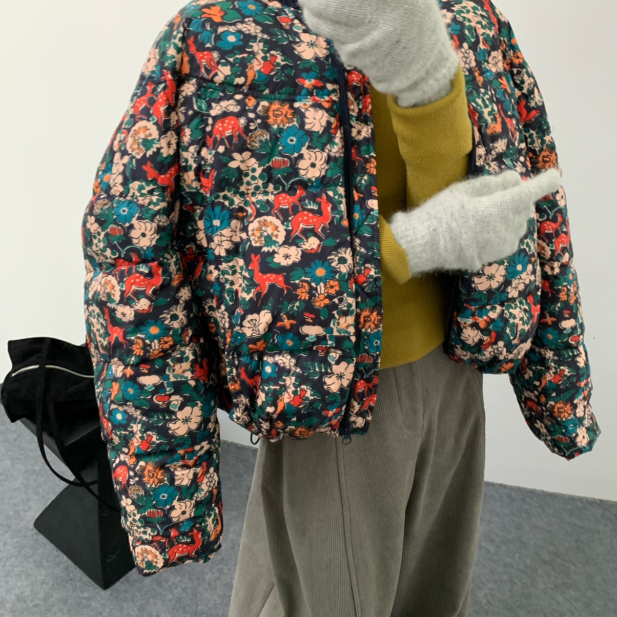 米米BLOOM(SUNO)-鹿款新国标独家设计不撞衫保暖羽绒服外套61017-