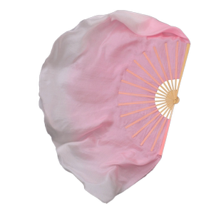 扇子舞蹈扇真丝跳舞扇古典舞红梅赞藕粉古风舞蹈扇秧歌扇儿童舞扇