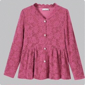 女装 冬季 大码 胖妹妹加绒小香风上衣7201