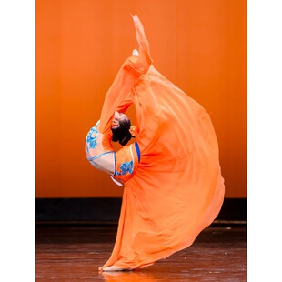 一梦惊鸿水袖 邯郸学步百舞惊鸿舞儿童演出服 舞蹈服汉唐古典舞服装