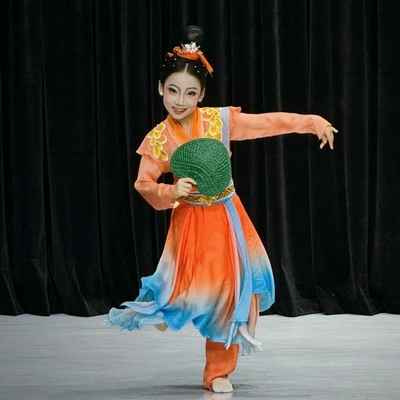 越女词舞蹈服装儿童古典舞演出服独舞剧目表演服中国舞同款艺考服