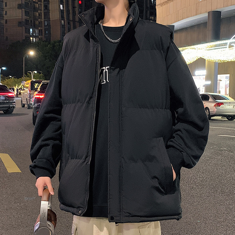 马甲男士2024新款秋冬季立领轻薄保暖马夹韩版时尚防风背心外套潮