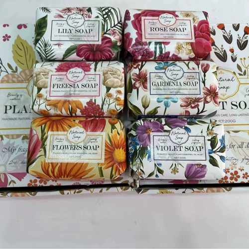 Парфюмированное мыло ручной работы, подарочная коробка, французский стиль, 200г, для подружки невесты