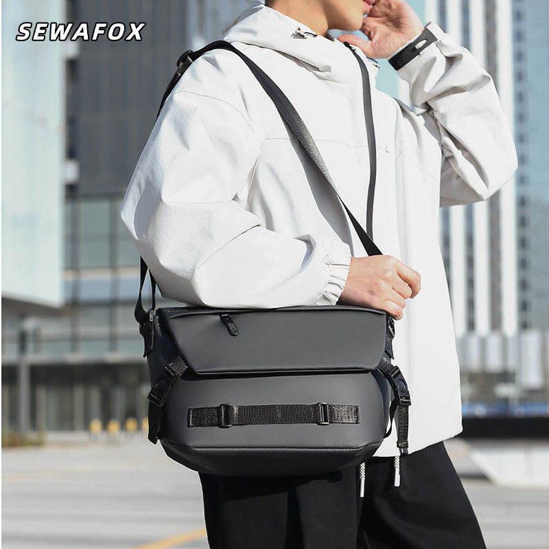SEWAFOX塞瓦狐机能风通勤斜挎包