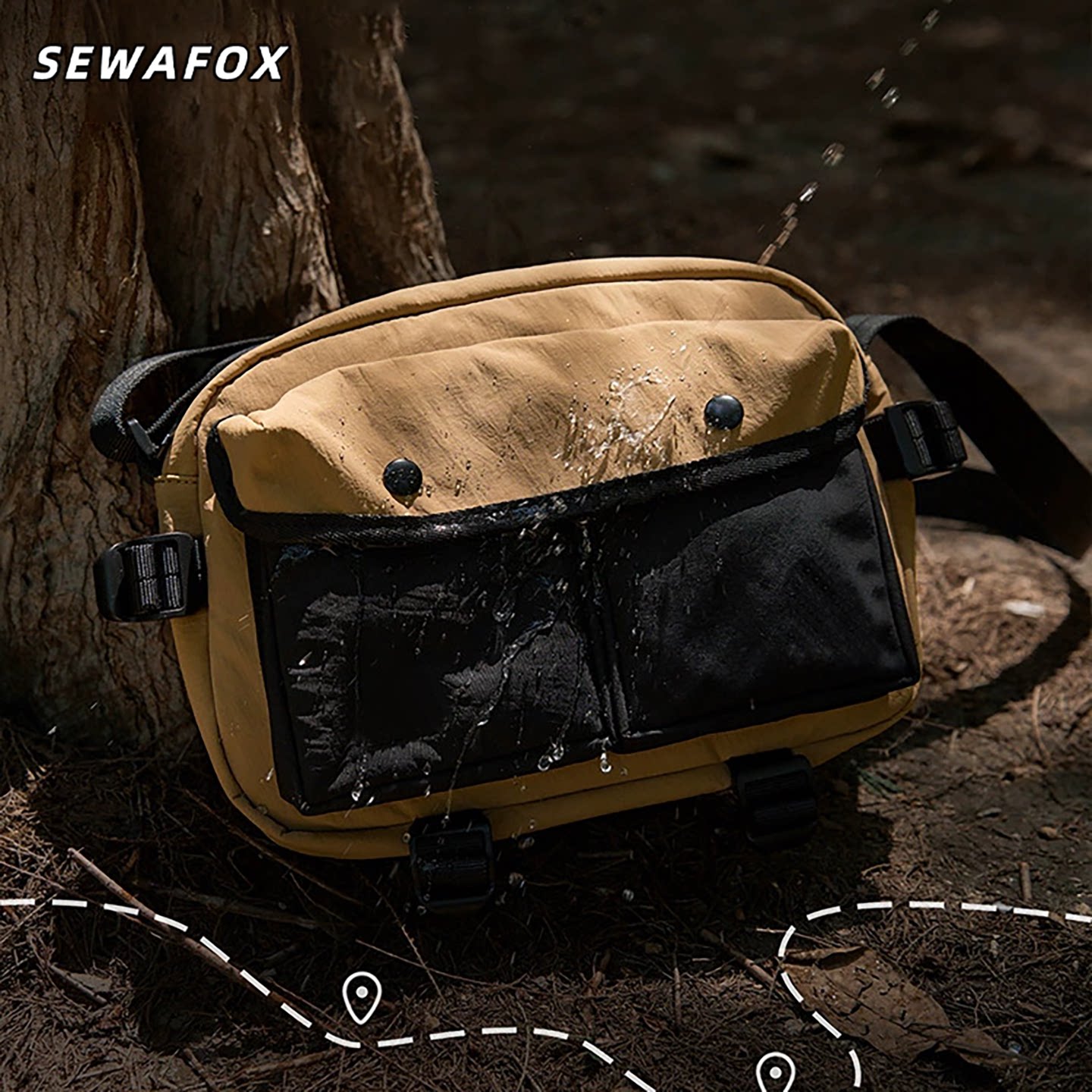 SEWAFOX塞瓦狐防水户外斜跨包