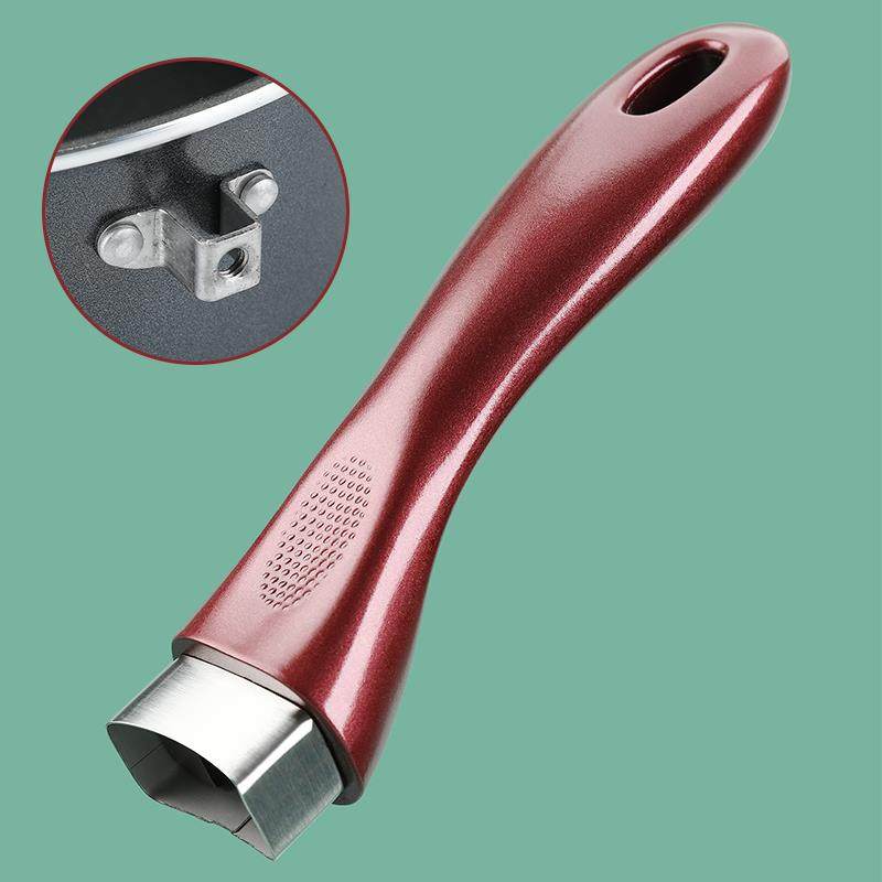 通用奶锅煎锅平底锅把手手柄锅柄不粘锅防烫耐热胶木锅配件不锈钢