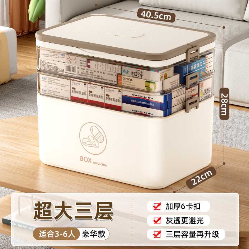 医药箱收纳箱多层大容量可叠加30