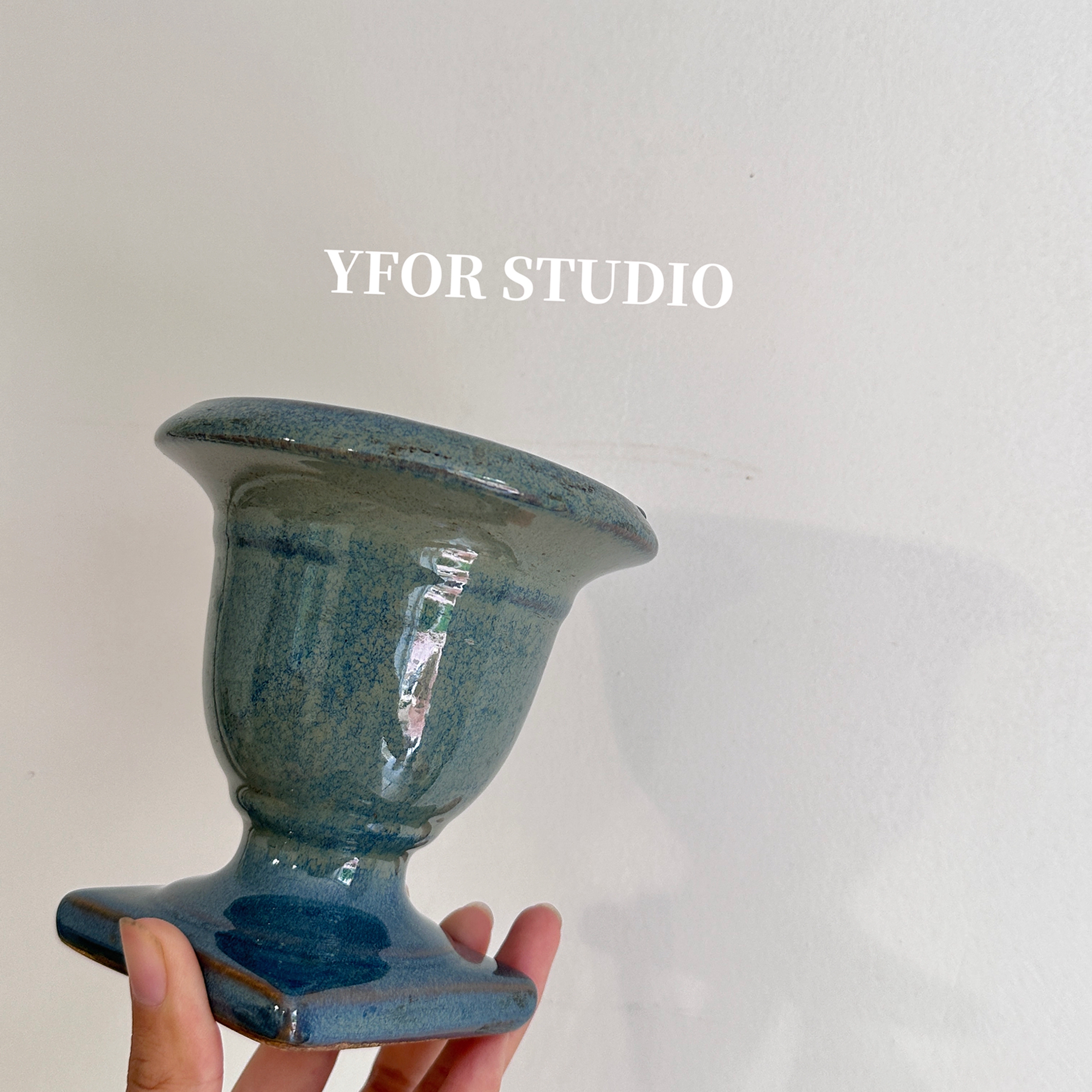 陶瓷蝴蝶兰花盆法式复古