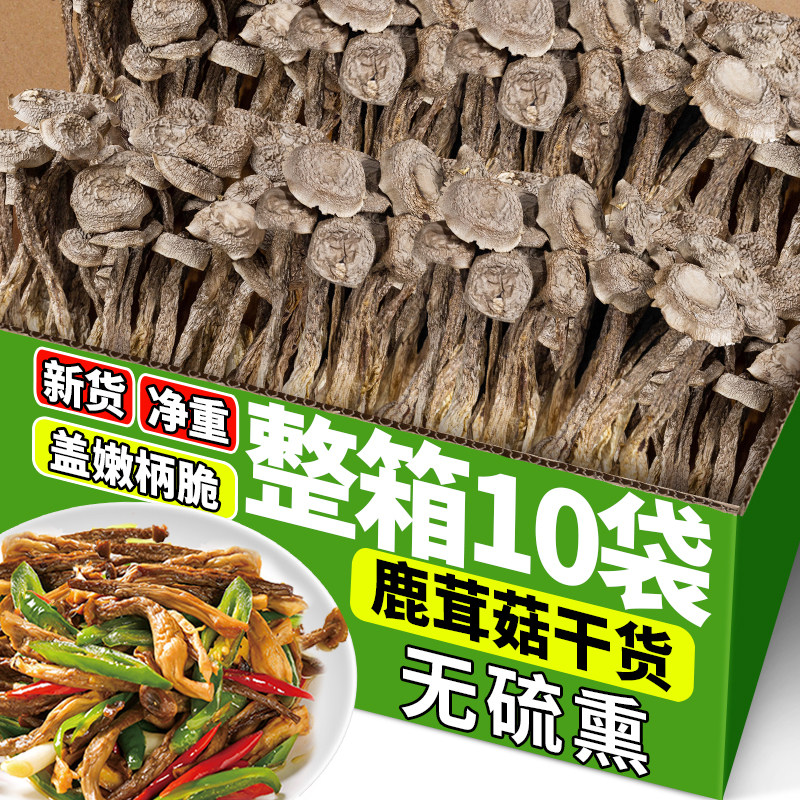 鹿茸菇干货云南特产级精选品质高山鹿耳菇菌菇炖鸡煲汤食材汤料包