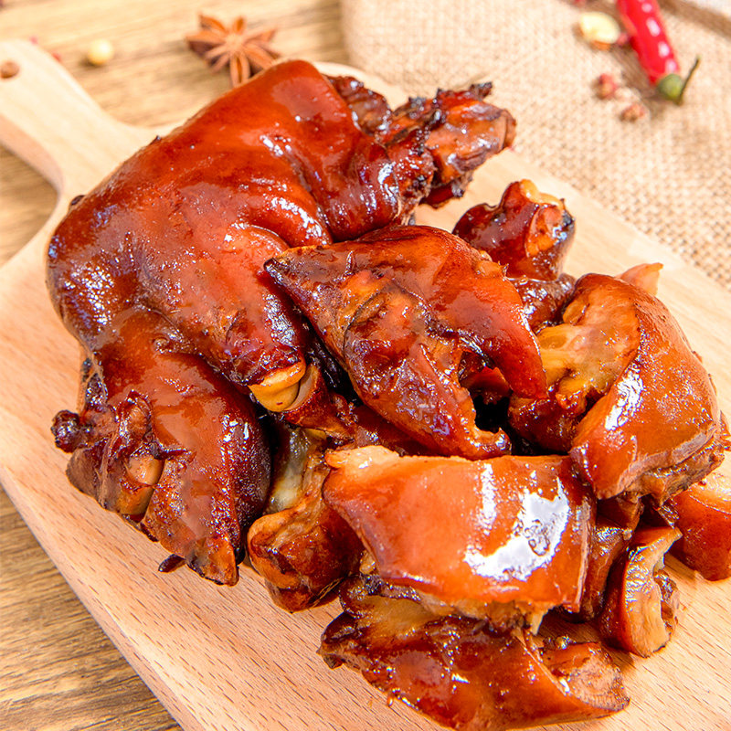 【禧物社】丰泽园酱香猪蹄肘子烤肠熟食真空开袋即食卤味解馋家常