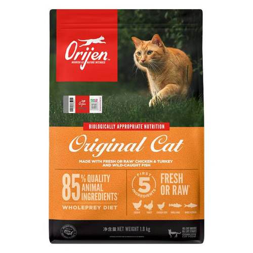 Orijen渴望猫粮鸡肉鱼肉爱猫无谷全阶段成猫粮5.4KG