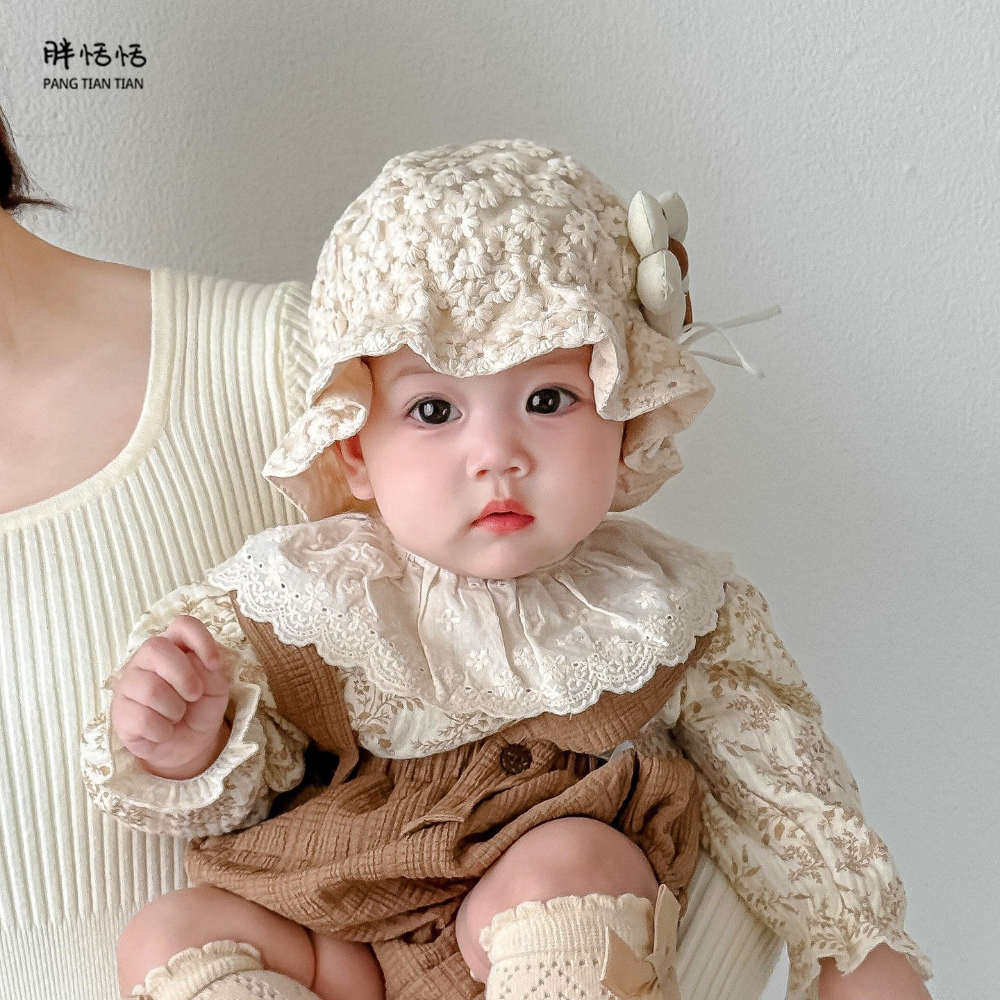 婴儿帽子春夏季防晒遮阳洋气