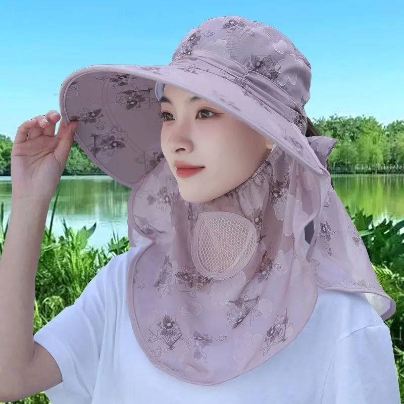 夏季户外帽子遮阳帽太阳帽遮脸