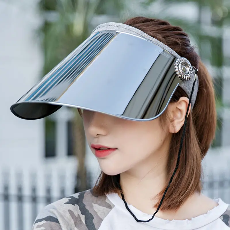 电焊帽子面罩夏天防风紫外线太阳帽女遮脸防晒遮阳帽男电动车骑车