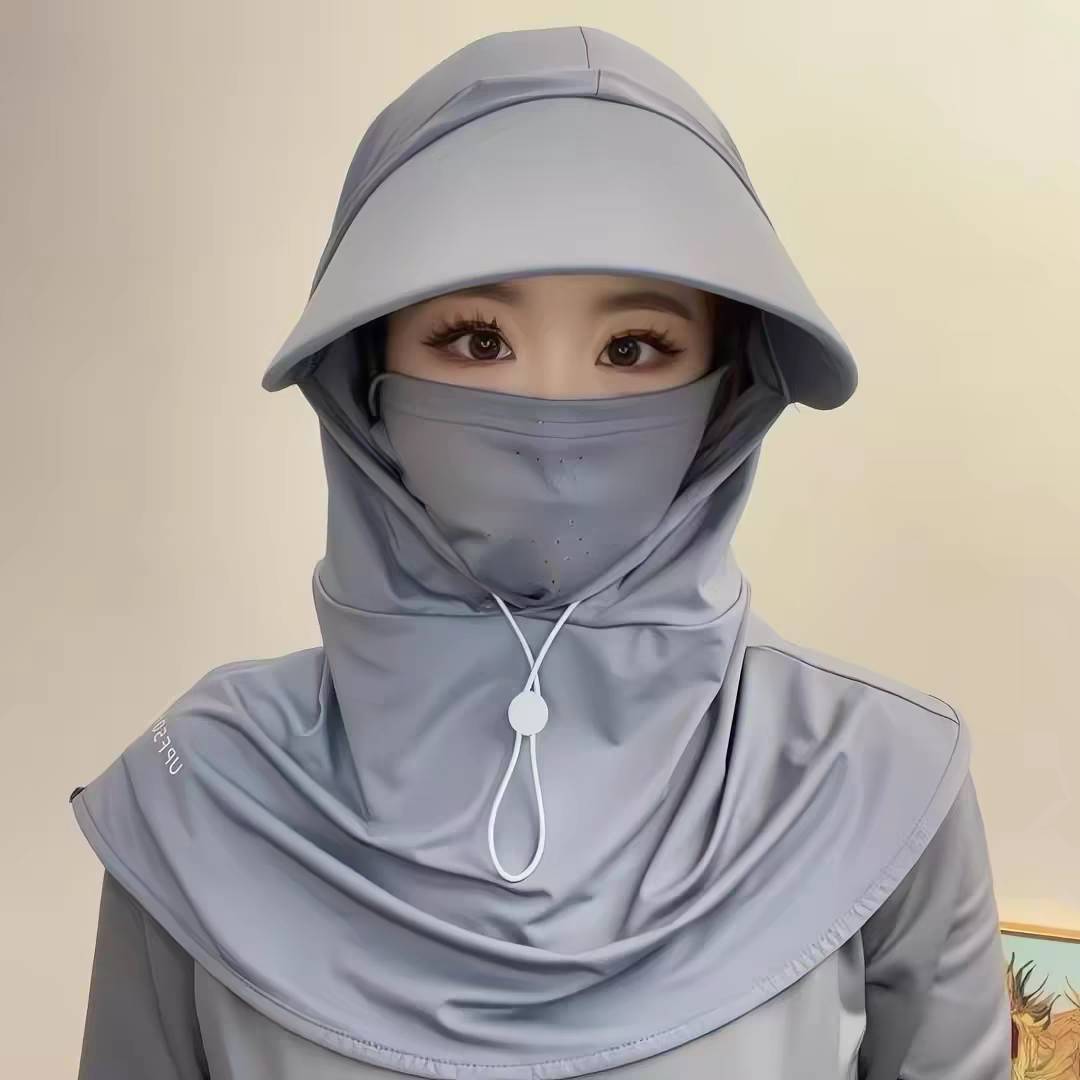 全脸遮阳帽子女夏季防晒帽防