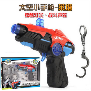 警察模型套装电动音乐手枪面具手铐手雷对讲机望远镜儿童男孩玩具