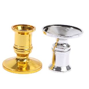 极速2pcsset Plastic Candle Holder Candle BaPse Candlestick