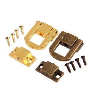 极速5Pcs Wooden Box Hasps Metal Lock CaJtch Latches for Jewe