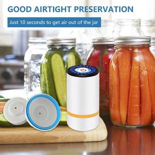 极速Mason Jar Sealer Vacuum Kit Electric Grain Tank YSealing