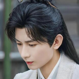 新品古风假发男莲花楼李莲花同款李相夷高马尾古S风侠气感长发全