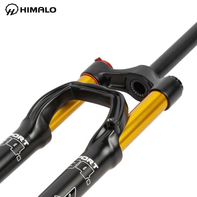 极速山地车避震前叉阻尼可调26 27.5 29英寸肩控线控3T4MM管120MM