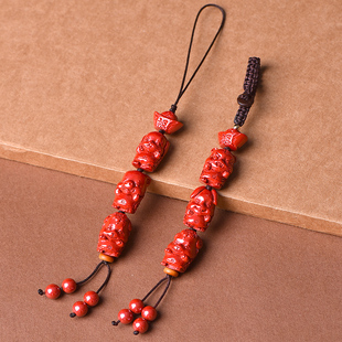 极速朱砂三合六i合生肖挂件手机链贵人牌钥匙虎年属虎猪兔羊龙鼠