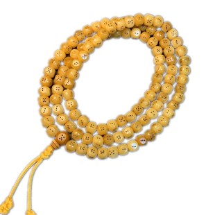 极速108西藏骨颗佛珠牦牛手串油润天然藏式女款手V链项链回流灵骰