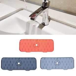 极速Kitchen Silicone Faucet Mat SinkI Splash Guard Faucet