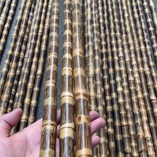 极速龙血实心金丝竹苗罗s汉竹手工打磨竹棍教鞭杆登山杖手杖拐武