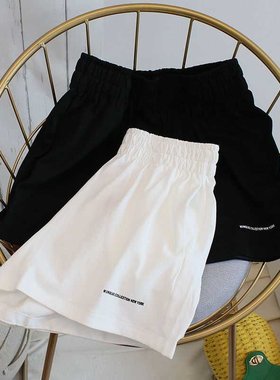 极速Korean simple letter printingC casual orts summer new fa