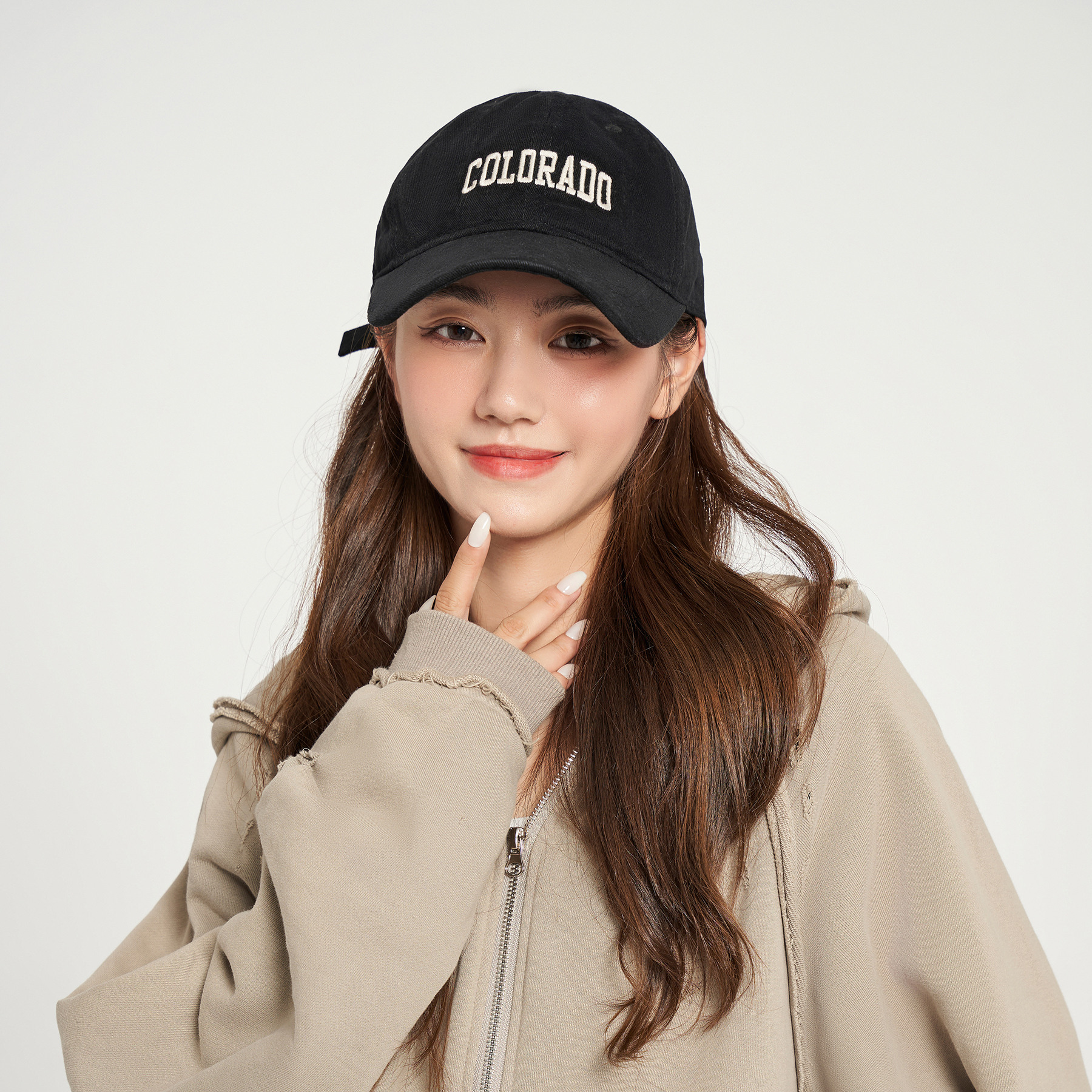 日系复古棒球帽女秋冬刺绣鸭舌帽