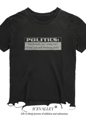 MELANIN 黑色素刺青 heavy metal印花无性别暗黑先锋反叛短袖T恤