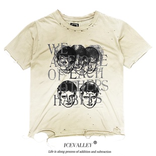 MELANIN 黑色素刺青  机车穿搭朋克青年哥特系土酷返祖短袖T恤