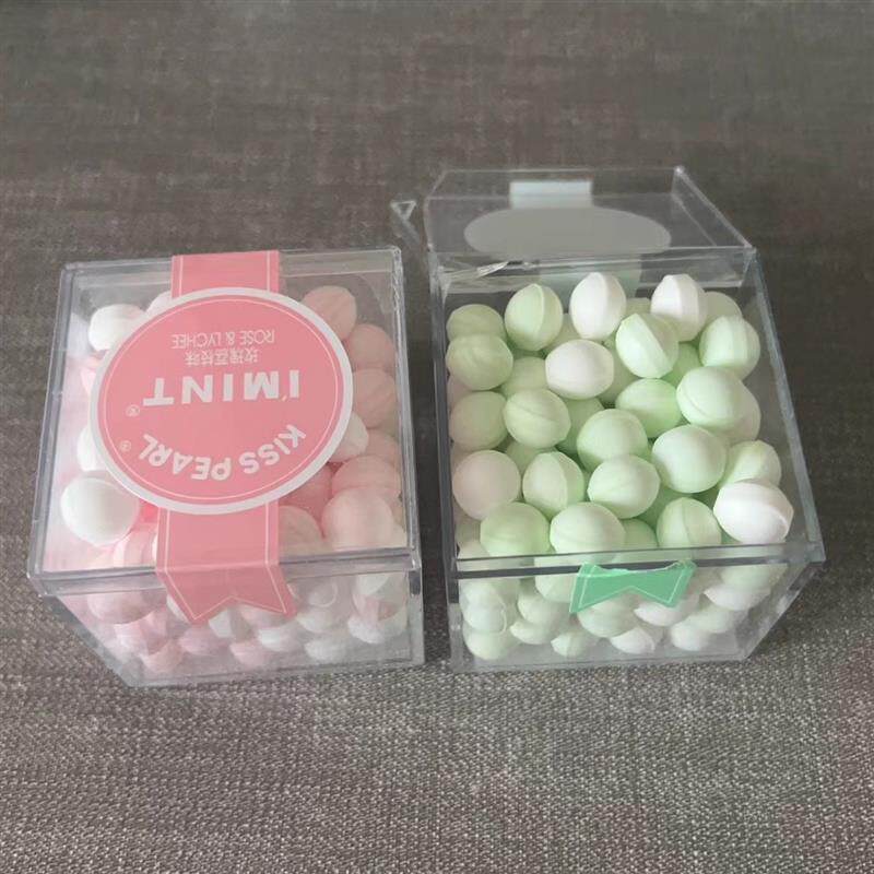 /IMINT无糖薄荷糖约会接吻糖茉莉青提玫瑰花香味糖果口香糖零食