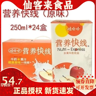 新货营养快线盒装牛奶整箱批发饮料小瓶装迷你迷你版250ml*24盒