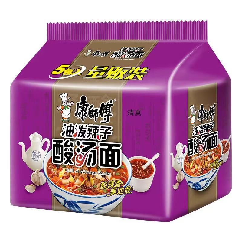 油泼辣子酸汤面陕西方便面