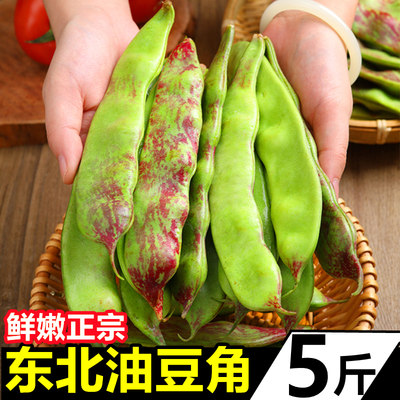 东北油豆角新鲜豆角一点红
