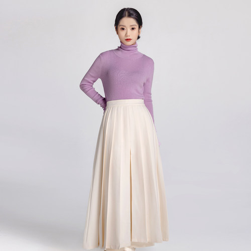 知则汉元素加绒裙裤保暖