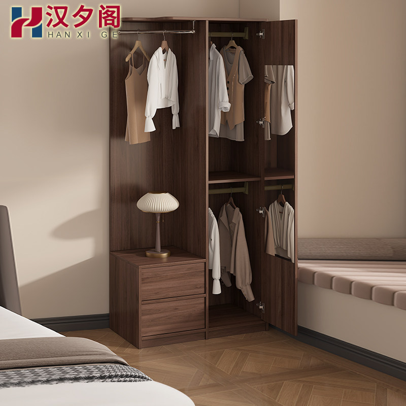 汉夕阁中古风衣柜床头柜