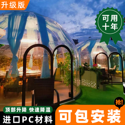 餐厅民宿景区同款星空房网红泡泡