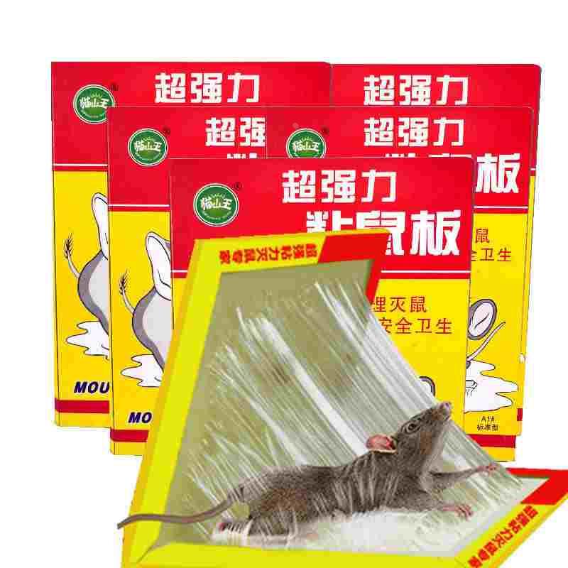 【1片装】粘鼠板超强力粘鼠强力抓老鼠板大号捉鼠纸居家日用套装
