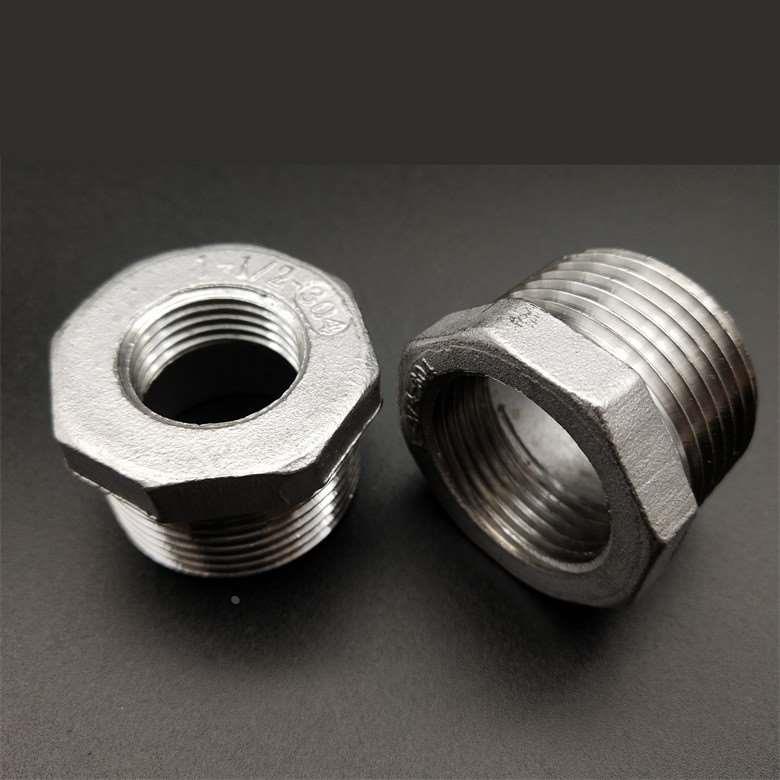 304不锈钢补芯 内外丝异径补心变径内外牙接头6分 1寸 2寸 3寸4寸