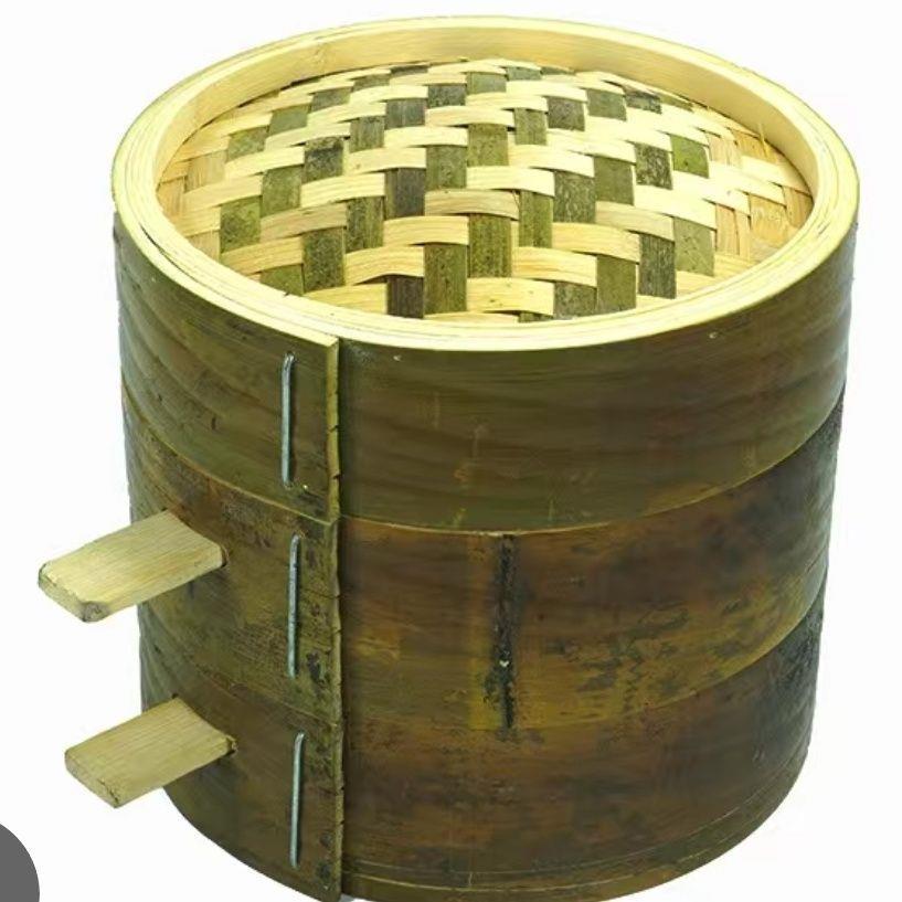 老手艺青皮全竹整版无胶水竹制小笼包加深笼屉家用小蒸笼