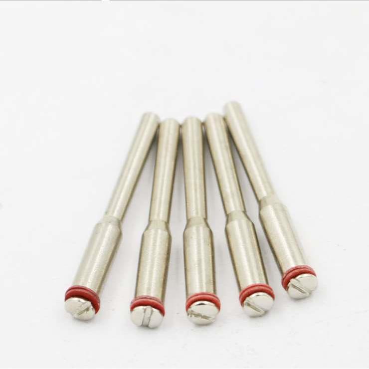 砂纸夹杆金刚石小切片铁柄高速钢锯片接杆3mm6mm电磨吊磨夹针