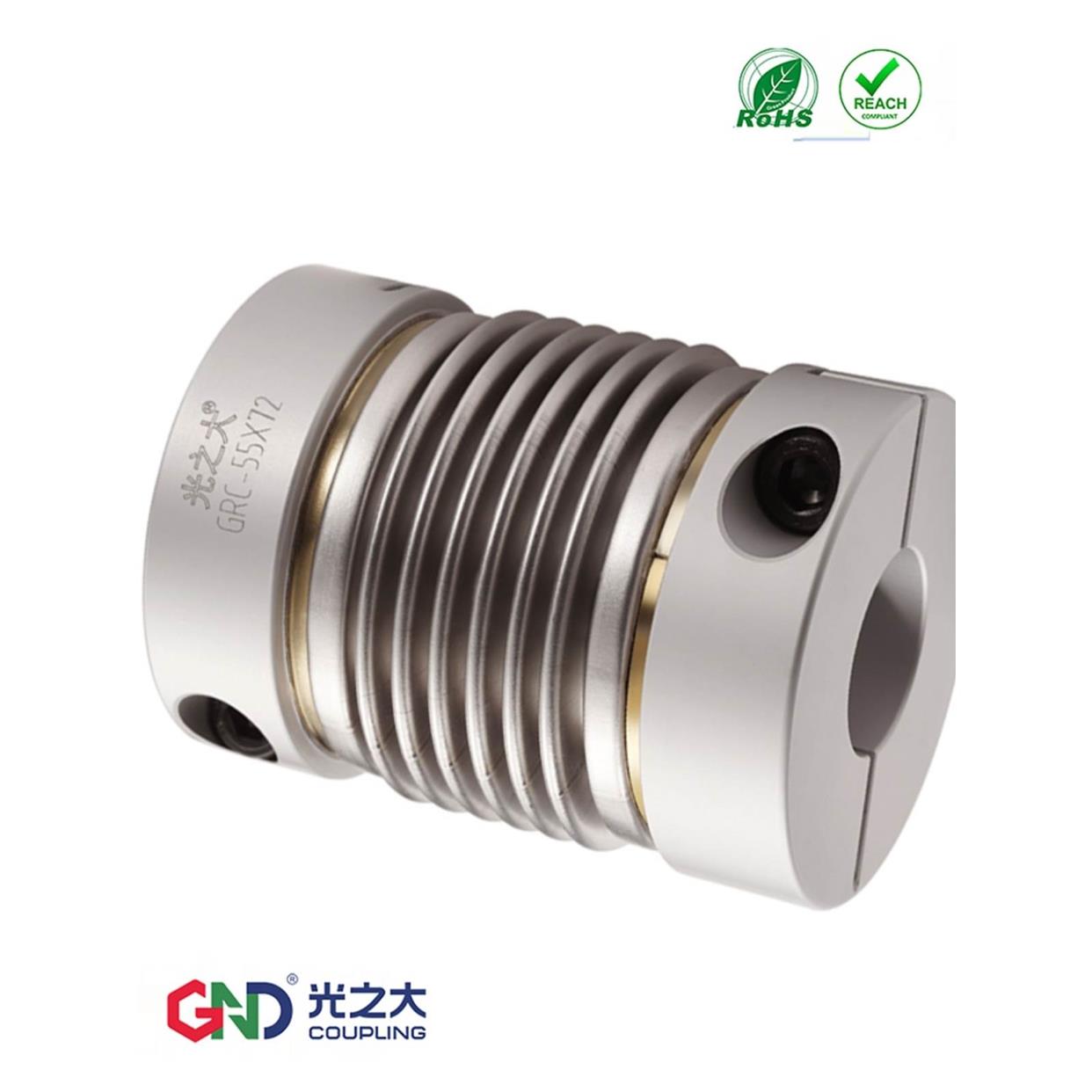 光之大GRC 铝合金波纹管夹紧联轴器CPBC编码器伺服马达步进电机