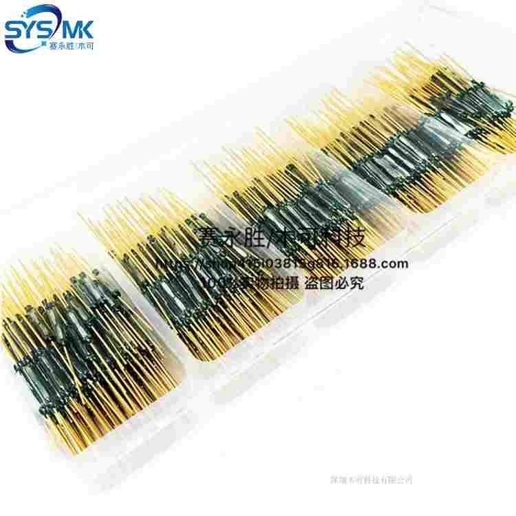 供应 MKA20101 尺寸2.5*20MM 常开型磁控开关俄罗斯原装干簧管